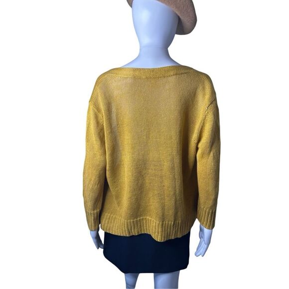 Eileen Fisher Cardigan Womens Small Italian Yarn Hemp Open Front Pocket Sweater - Picture 3 of 9